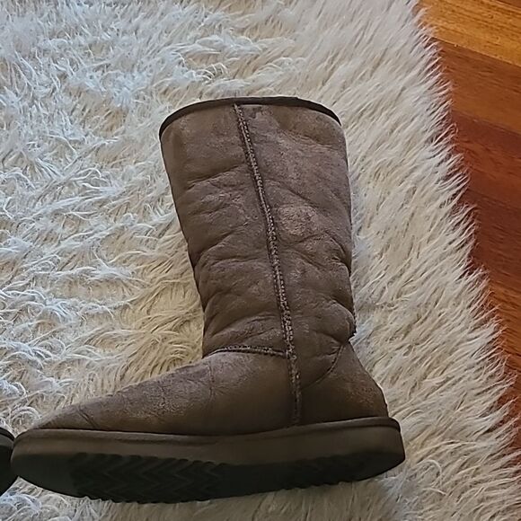 Ugg‎ classic tall brown boots womens size 8 - Picture 7 of 9